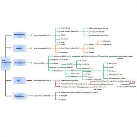 Roadmap Linux (نقشه راه دوره های تخصصی شبکه و امنیت)