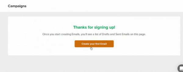 Create your first Email در ایمیل مارکتینگ