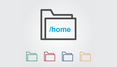 بررسی دایرکتوری home در لينوکس