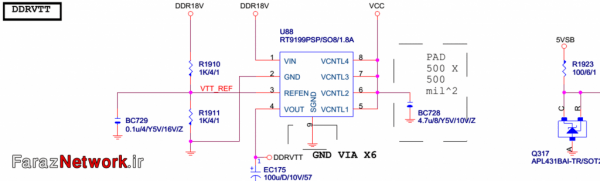 مدار تامین کننده ولتاژ VTT 