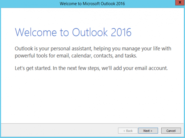 اتصال به Mail Server با Outlook