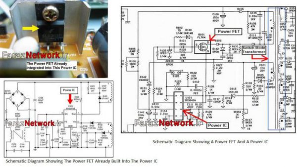 Power FET And A Power IC