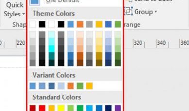 قالب بندی شکل های دیاگرام (آموزش نرم افزار ویزیو)