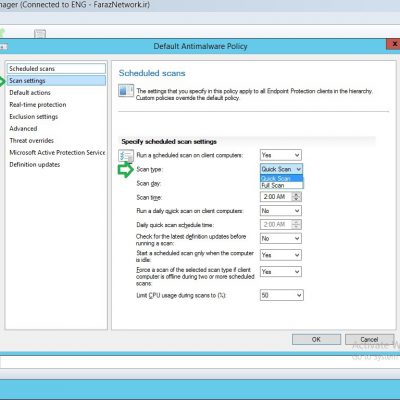 راه اندازی آنتی ویروس System Center Configuration Manager (قسمت سوم)