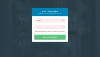 آموزش رفع مشکل لاگین نشدن دایرکت ادمین