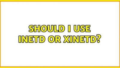 معنای inetd یا xinetd در لینوکس