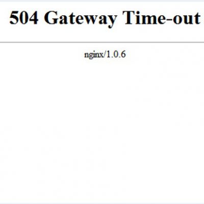 ارور 504 Gateway Timeout