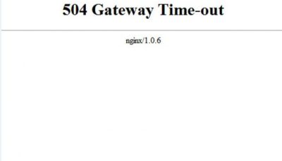 ارور 504 Gateway Timeout