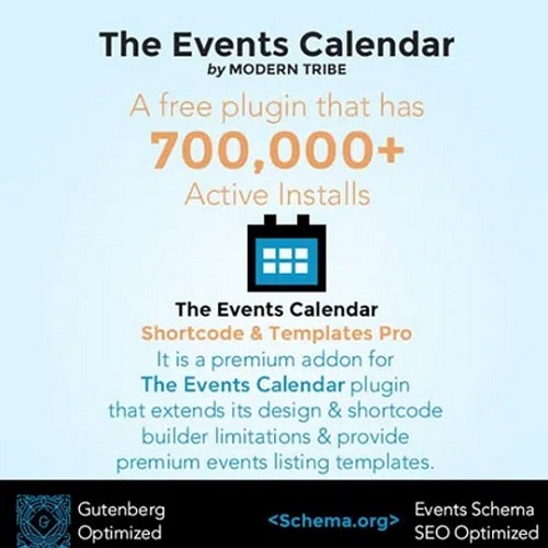 افزونه وردپرس تقویم رویدادها | The Events Calendar Shortcode and Templates