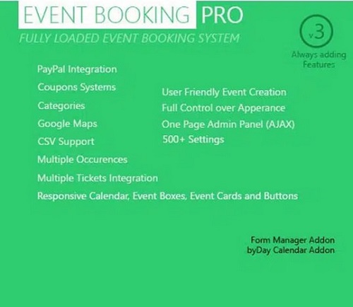 افزونه وردپرس رزرواسیون | Event Booking Pro