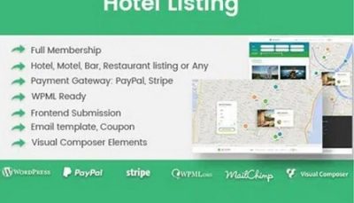 افزونه دایرکتوری و لیست هتل وردپرس | Hotel Listing