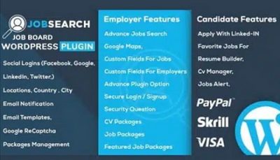 افزونه کاریابی و استخدام جاب سرچ | Job Search WP Job Board