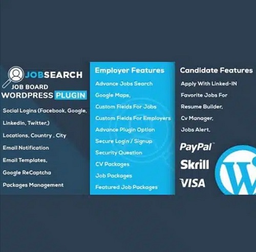 افزونه کاریابی و استخدام جاب سرچ | Job Search WP Job Board