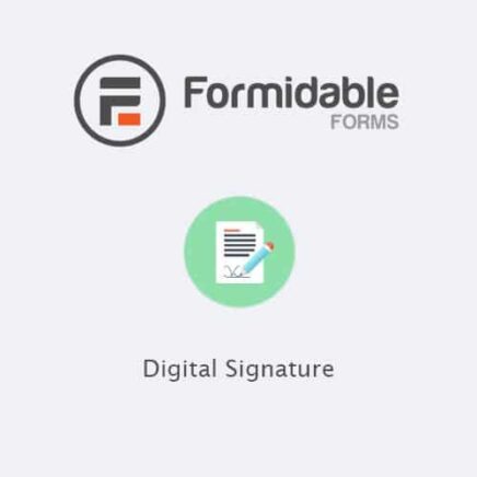 پلاگین امضای دیجیتال | Formidable Forms