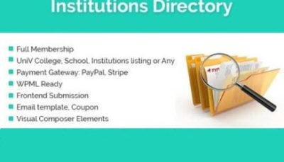 افزونه دایرکتوری موسسات و سازمان ها - Institutions Directory
