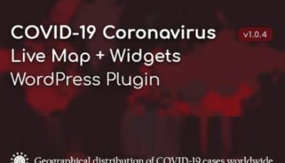 افزونه وردپرس نمایش نقشه زنده ویروس کرونا و ابزارها - COVID-19 Coronavirus