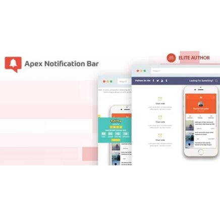 افزونه وردپرس Apex Notification Bar برای نمایش اعلان