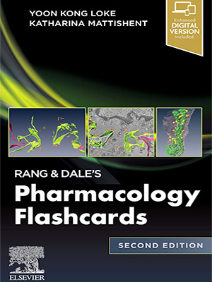 دانلود کتاب 2020 Rang & Dale’s Pharmacology Flash Cards