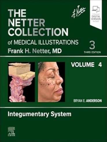 دانلود کتاب The Netter Collection of Medical Illustrations: Integumentary System, Volume 4 (Netter Green Book Collection) 3rd Edition