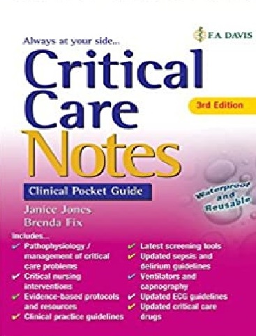 دانلود کتاب Critical Care Notes: Clinical Pocket Guide: Clinical Pocket Guide (3rd Edition)