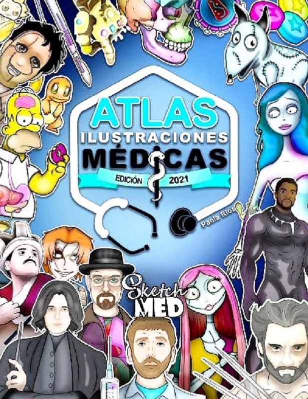 دانلود کتاب Atlas Ilustraciones Médicas. Editorial Médica Sketch Med.