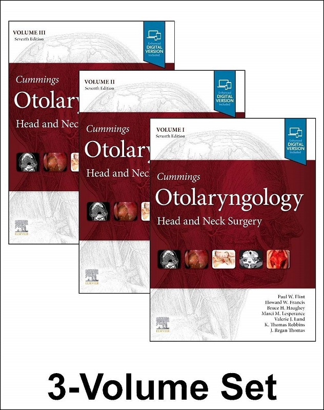 دانلود کتاب Cummings Otolaryngology: Head and Neck Surgery, 3-Volume Set