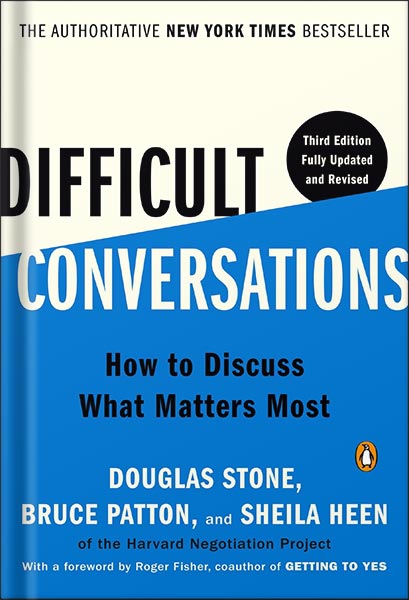 دانلود کتاب فارسی Difficult Conversations: How to Discuss What Matters Most by Douglas Stone